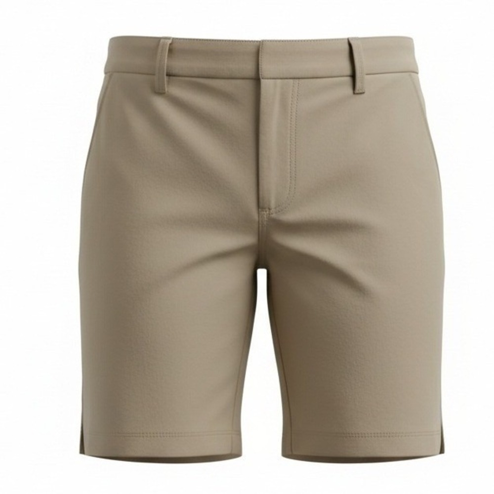 Adidas ClimaLite Women's Tan Golf Shorts Size 14 Polyester Performance Gorp Core